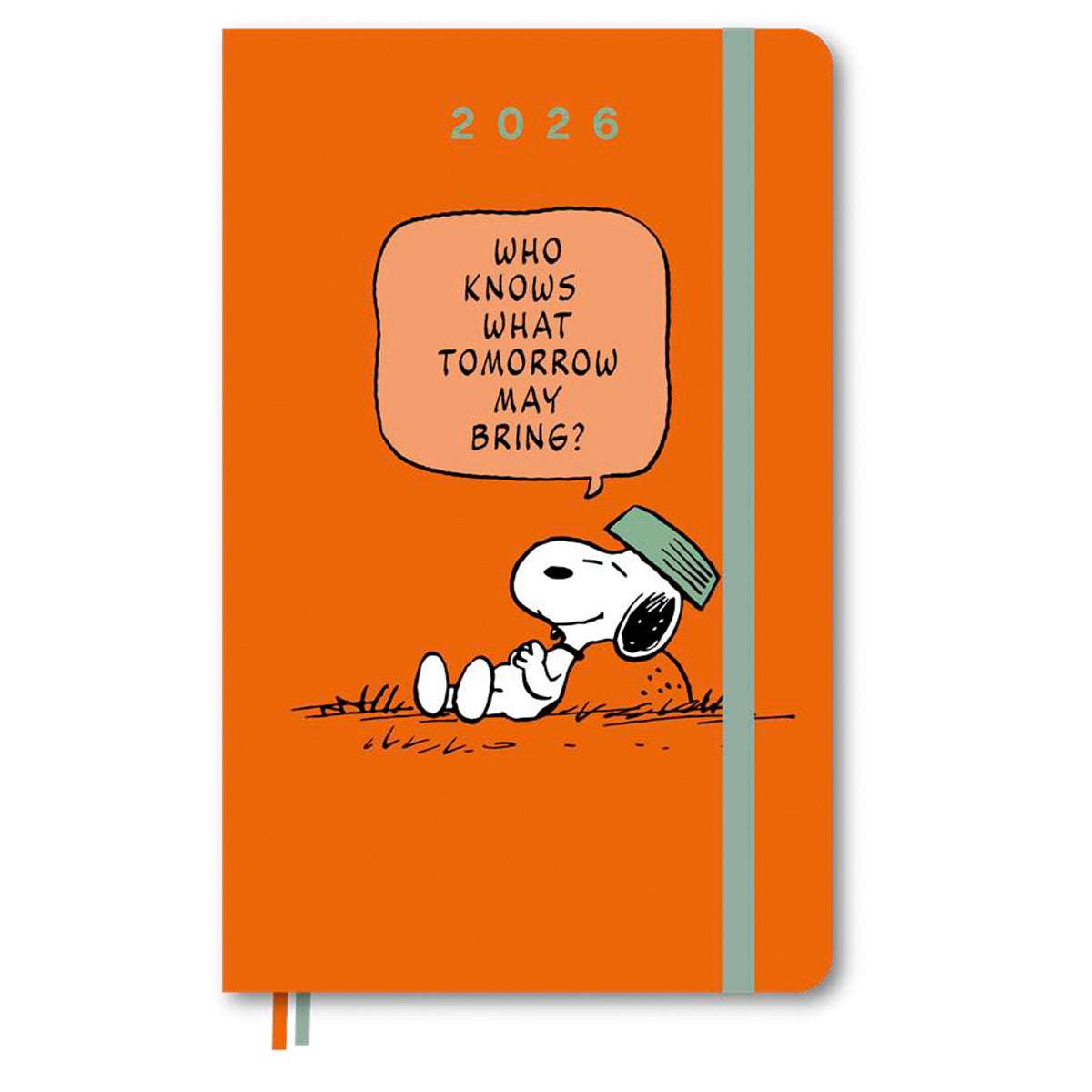 Moleskine Diary 12 Month Weekly + Notes HC Large Snoopy Tomorrow Orange 2026